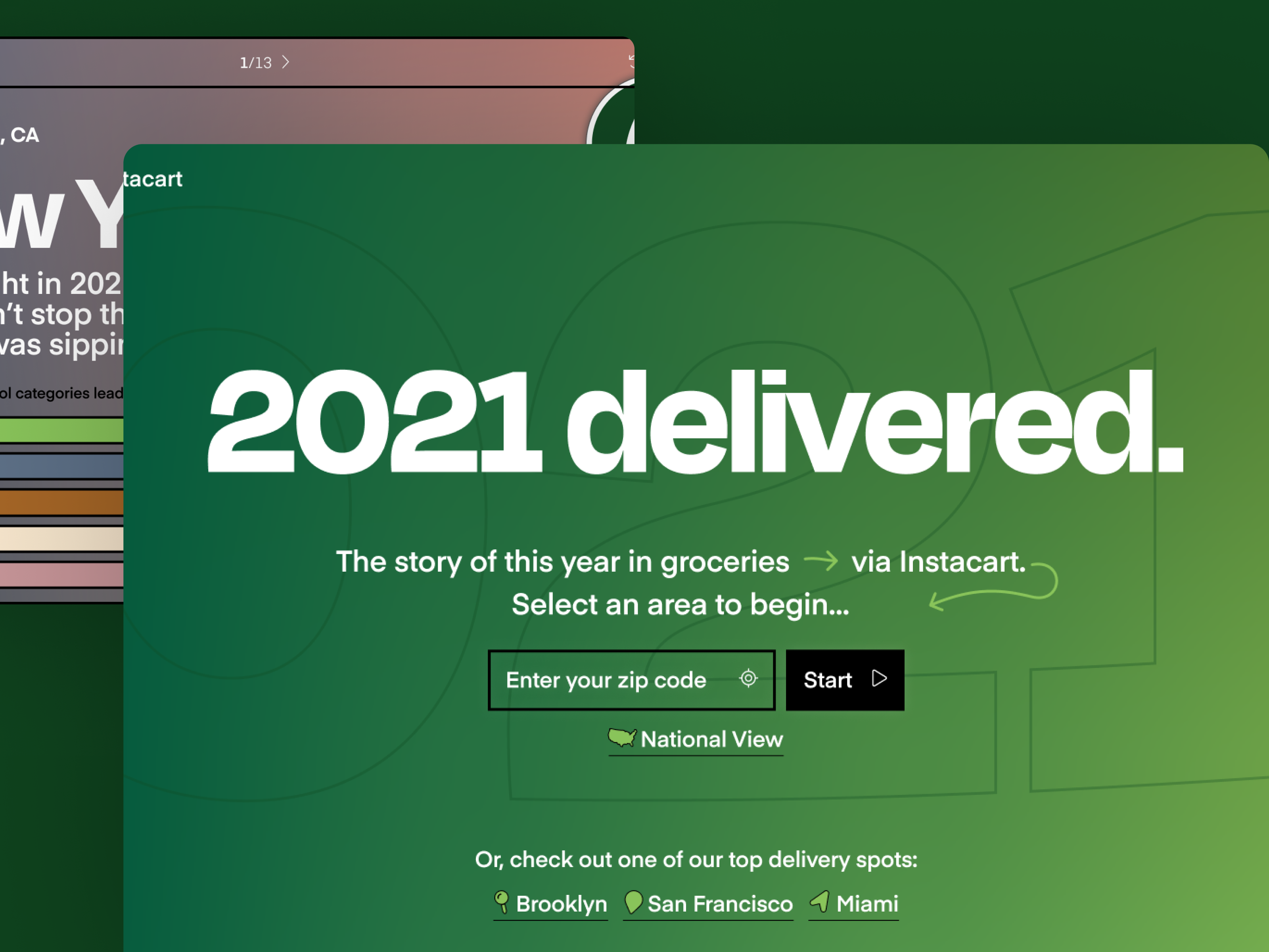 Dashboard screenshot 1 from #2021Delivered