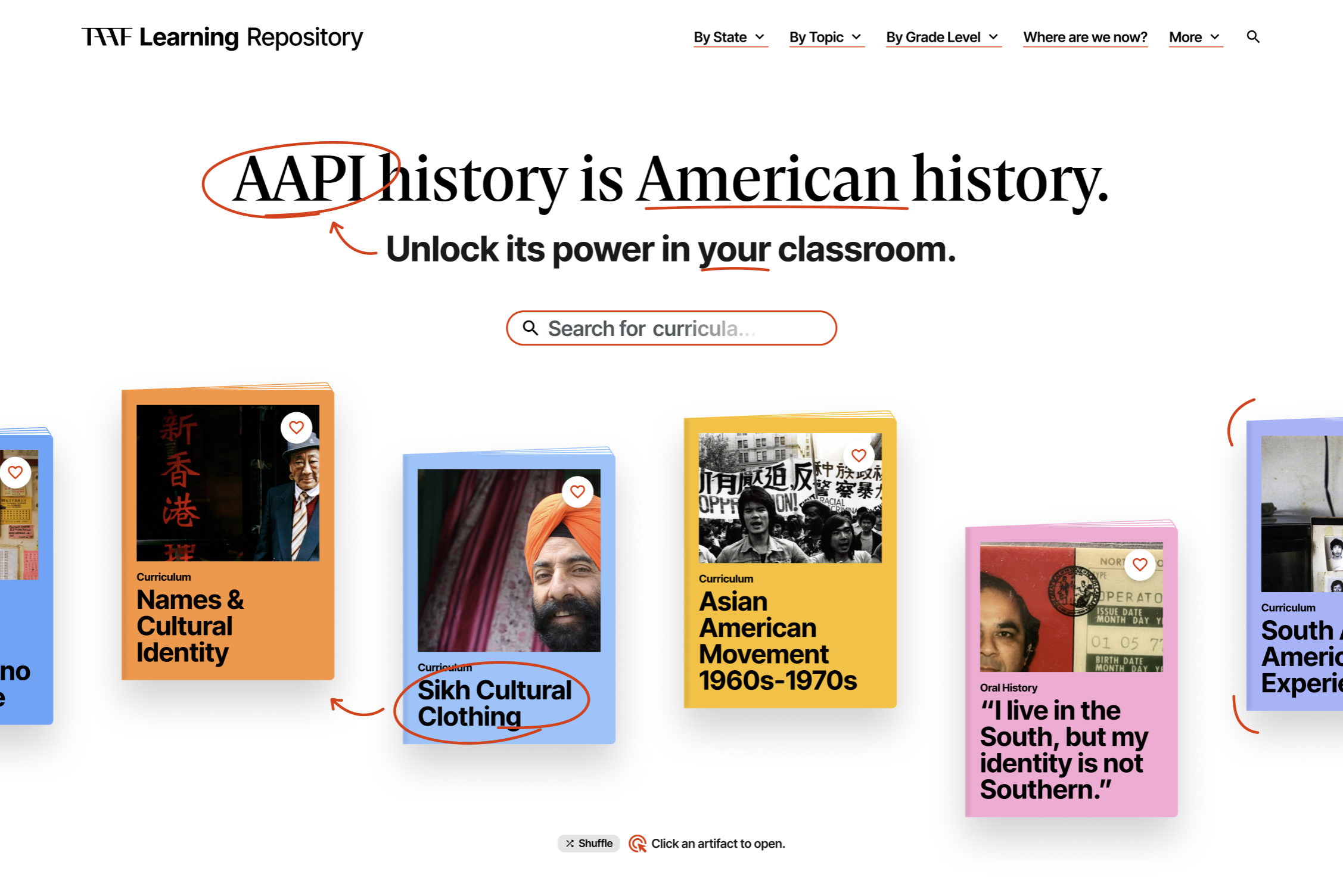 Dashboard screenshot 2 from AAPI History Hub